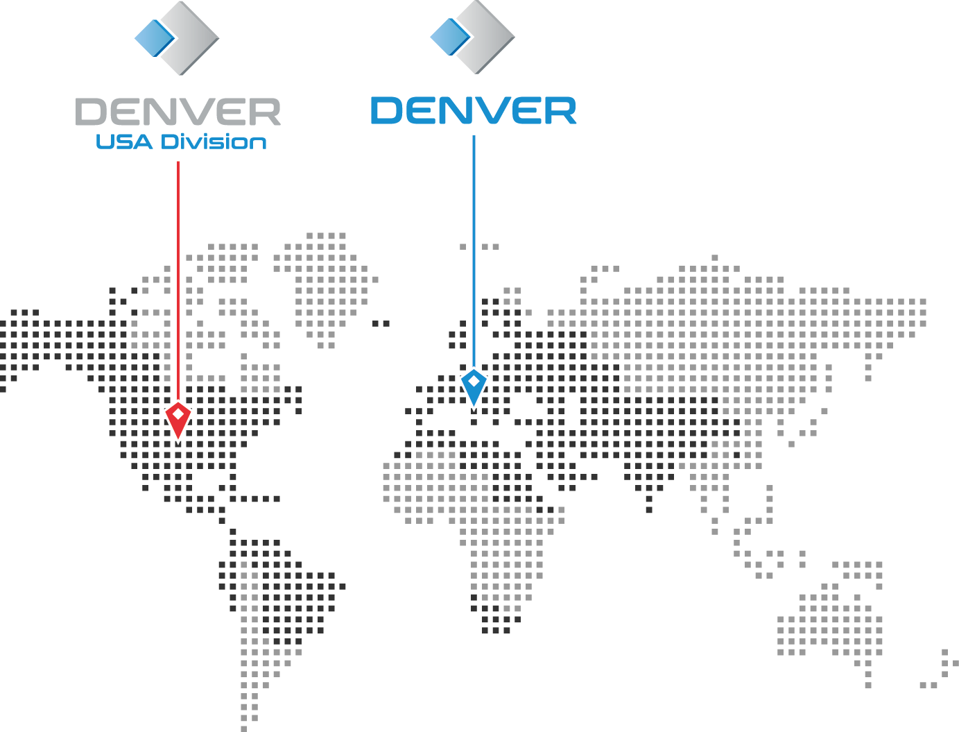 Denver world presence map
